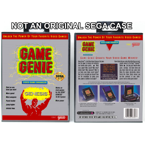 Game Genie  (For Display Only, Will Not Fit without Modification)